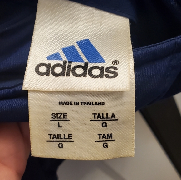 Adidas Reversible Vintage Jacket. Women's Large. Navy Blue/Grey. - Picture 5 of 13